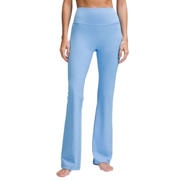 Lululemon Groove Super-High-Rise Flared Pant Nulu *Regular Aero Blue - Picture 1 of 11